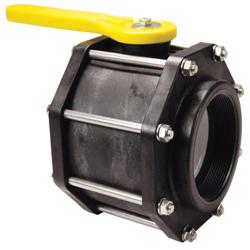 PVFP200 Polypropylene 6-Bolt Ball Valve PVFP200 Polypropylene 6-Bolt Ball Valve